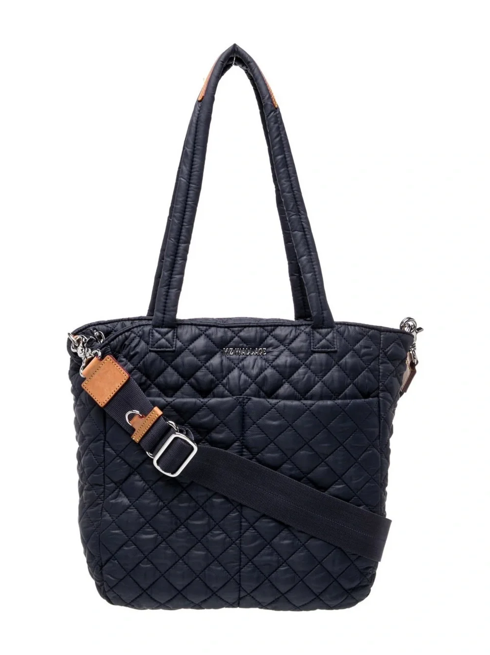 MZ Wallace Quilted Navy Tote